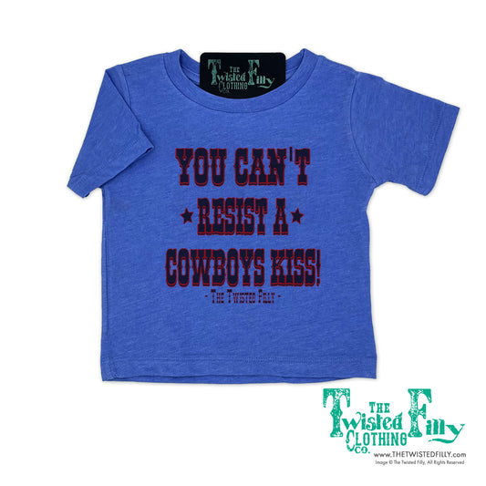 You Can't Resist A Cowboys Kiss - S/S Infant Tee - Assorted Colors