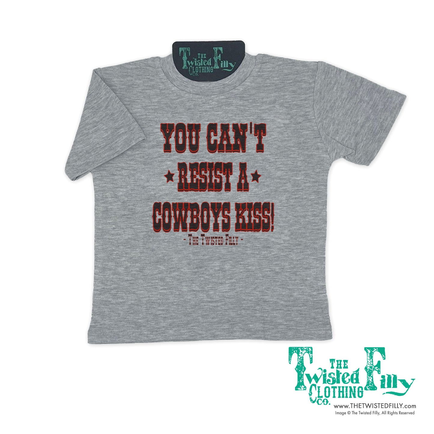 You Can't Resist A Cowboys Kiss - S/S Infant Tee - Assorted Colors