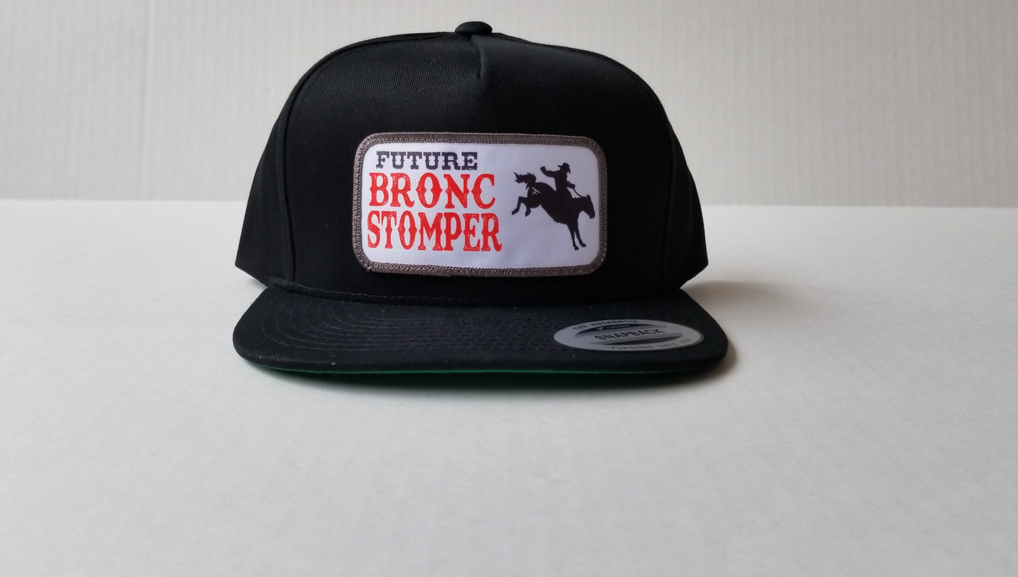 Future Bronc Stomper - Youth/Adult Snapback Hat - Black
