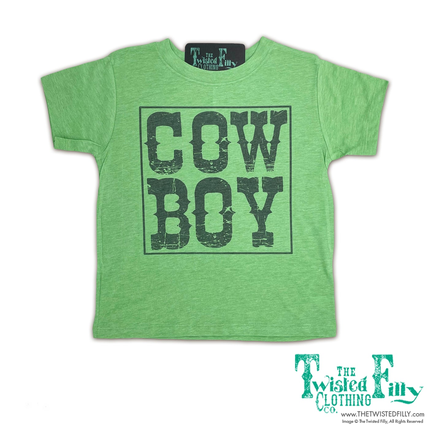 CowBoy - S/S Toddler Tee - Green