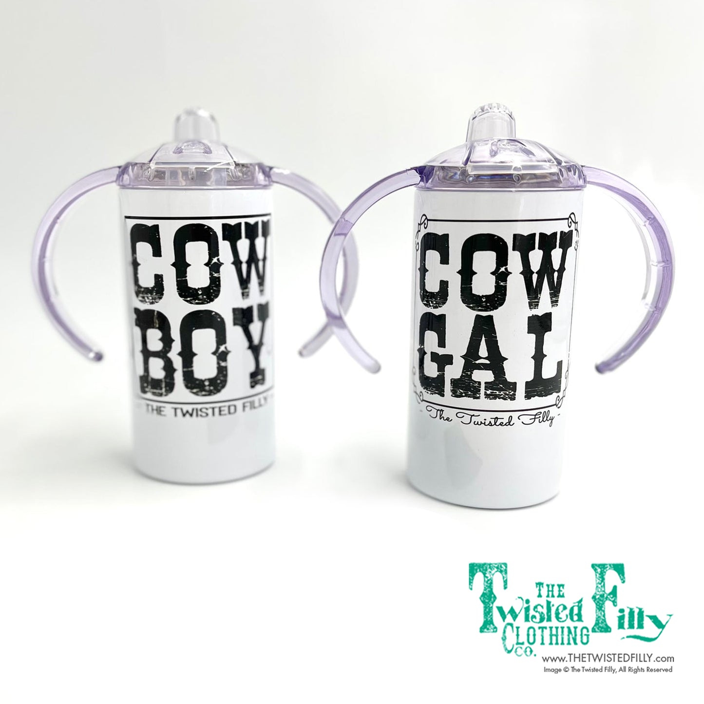 Cow Boy Toddler Sippy