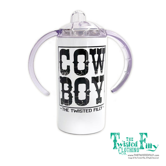Cow Boy Toddler Sippy