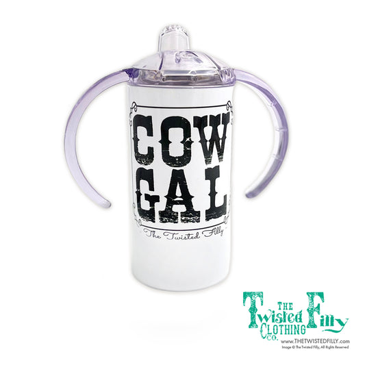 Cow Gal Toddler Sippy