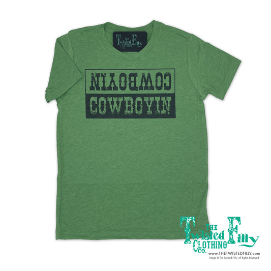 Cowboyin' Everyday Everyway - Toddler S/S Tee - Green