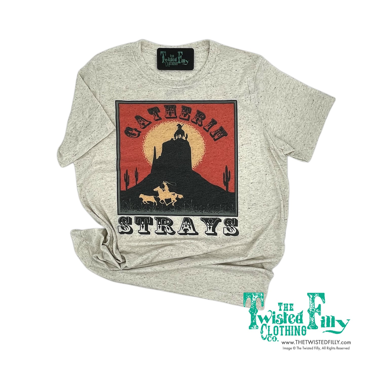 Gatherin Strays - S/S Adult Unisex Tee - Oatmeal