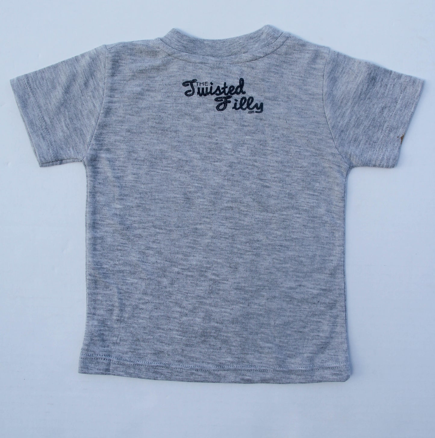 I'd Rather Be Roping With Daddy - S/S Toddler Tee - Gray