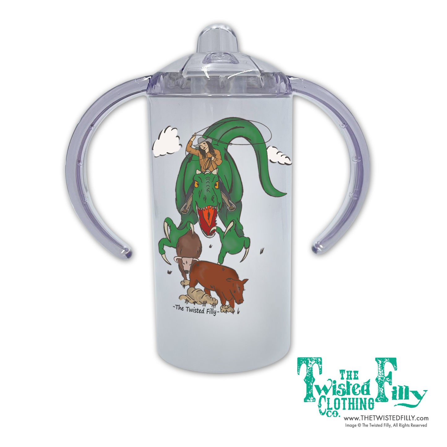 Ropin' Rexy Girls Infant Sippy