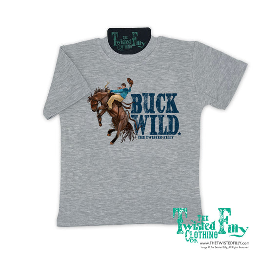 Buck Wild - S/S Toddler Tee - Gray