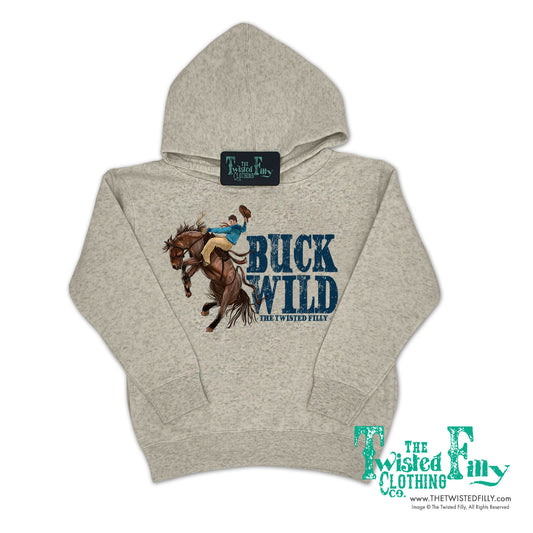 Buck Wild - Toddler Hoodie - Oatmeal