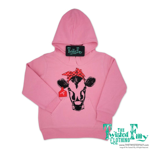 Calf Red Bandana w/ Ear Tag - Toddler Hoodie - Assorted Colors