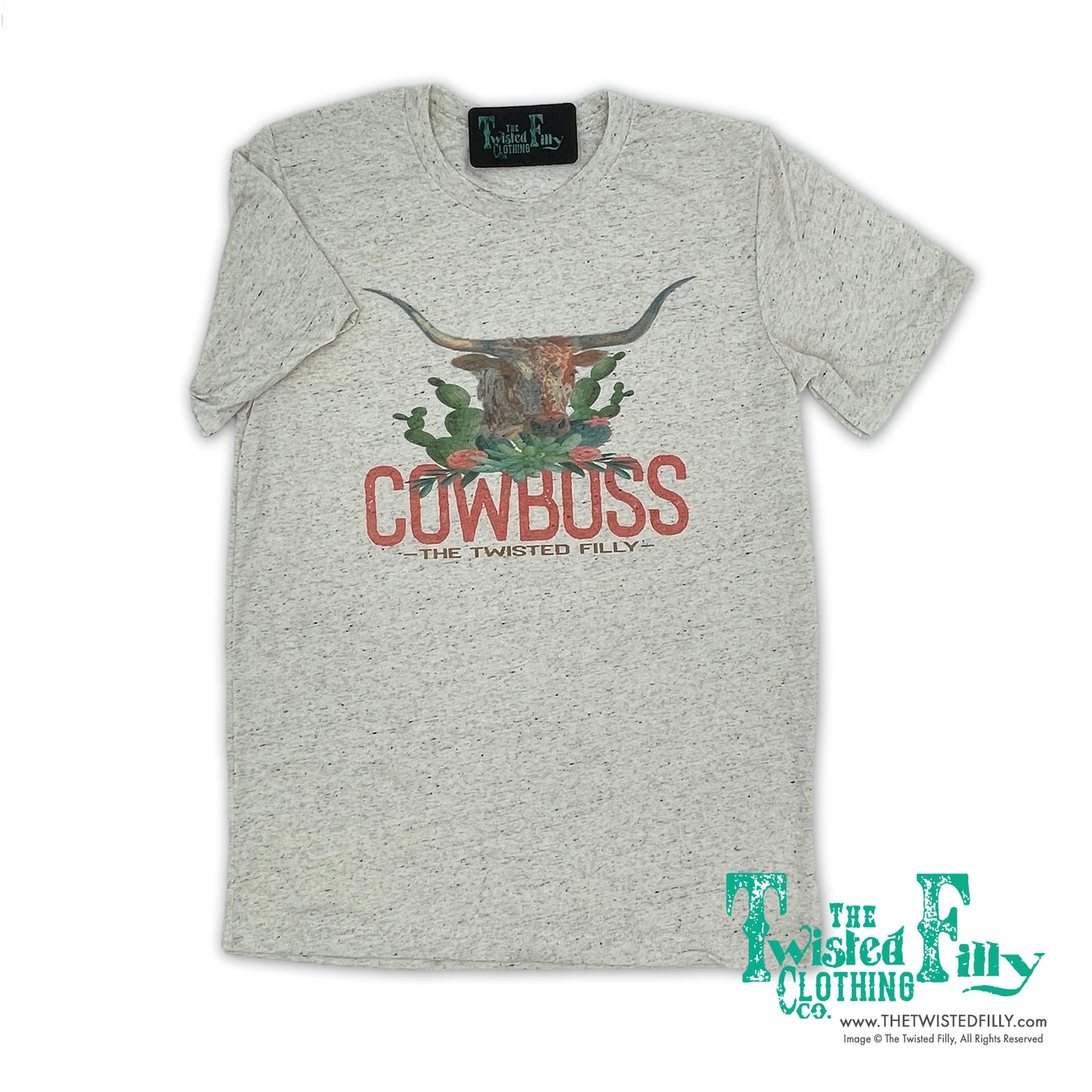 Cowboss - S/S Adult Women's Crew Neck Tee - Oatmeal