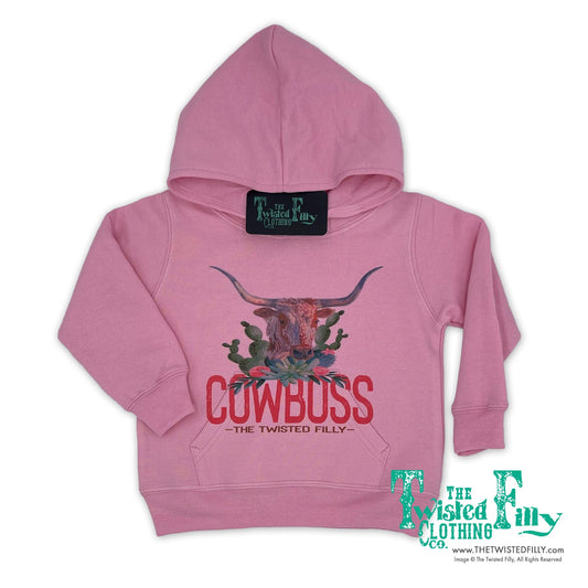 Cowboss - Youth Hoodie - Pink