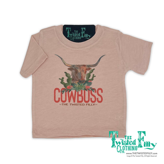 Cowboss - S/S Toddler Tee - Dusty Rose