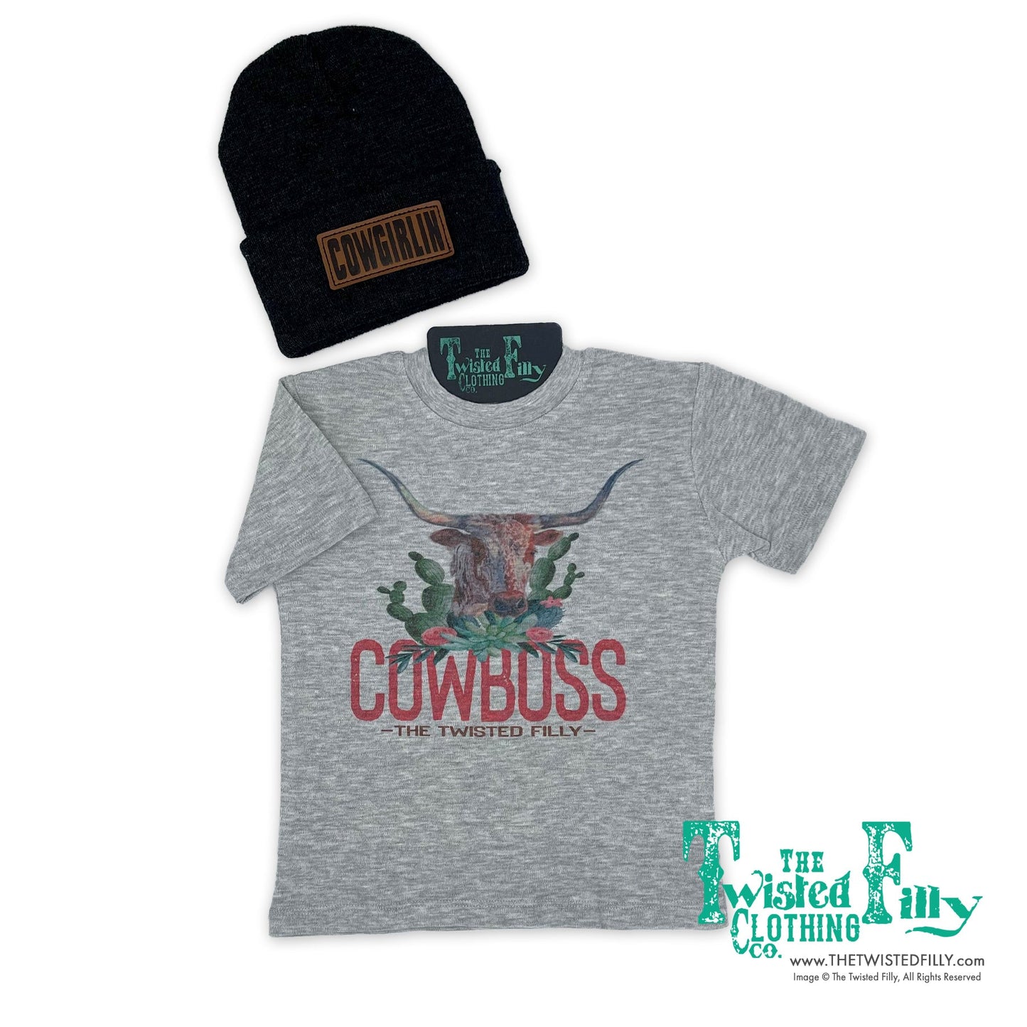 Cowboss - S/S Toddler Tee - Gray