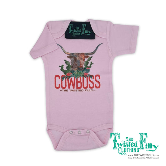 Cowboss - S/S Infant One Piece - Pink
