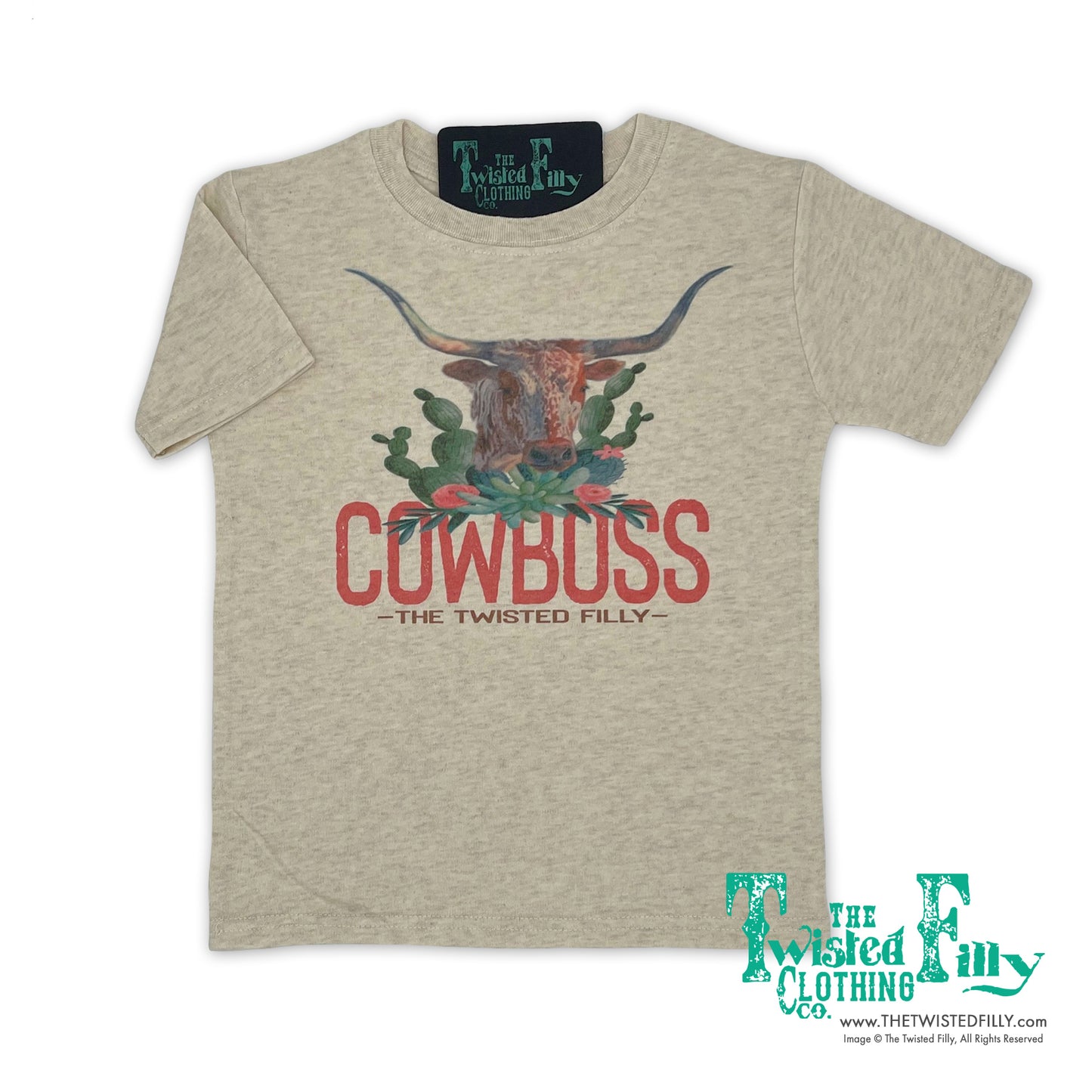 Cowboss - S/S Toddler Tee - Oatmeal