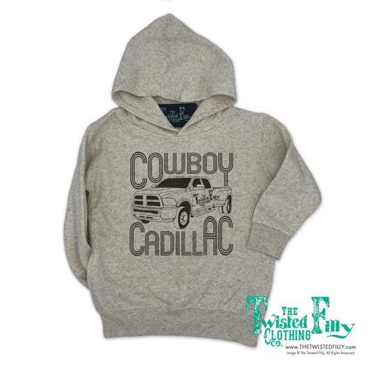 Cowboy Cadillac - Toddler Hoodie - Oatmeal