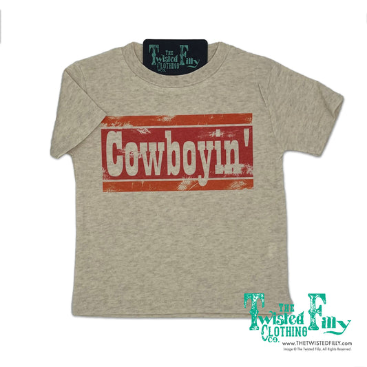 Cowboyin' 70’s Style - S/S Toddler Tee - Oatmeal