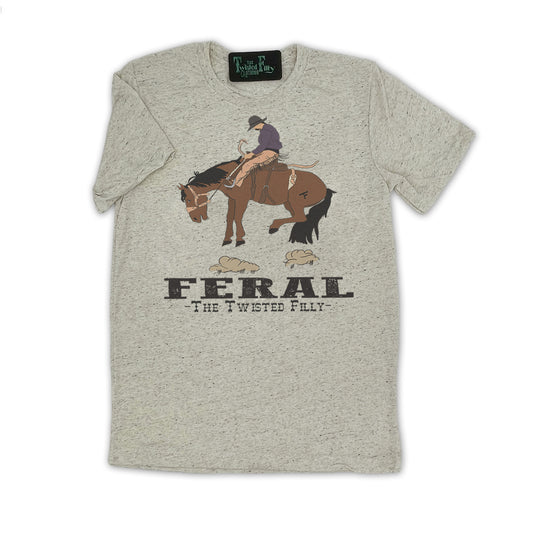 FERAL - S/S Crew Neck Adult Tee - Oatmeal