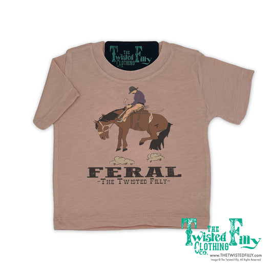 FERAL - S/S Toddler Tee - Dusty Rose
