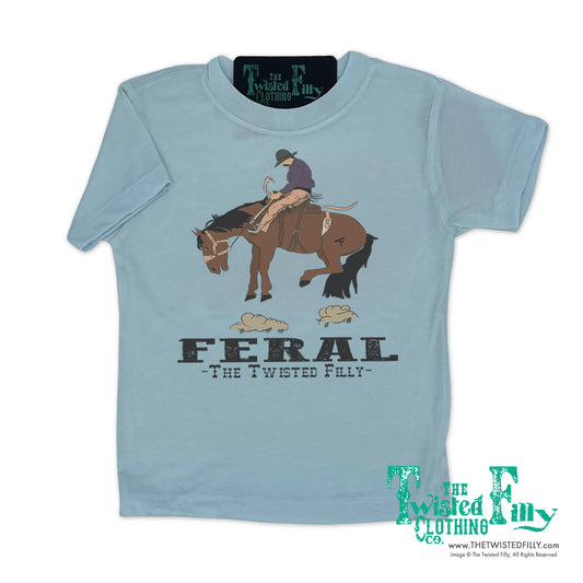 FERAL - S/S Youth Tee - Ice Blue
