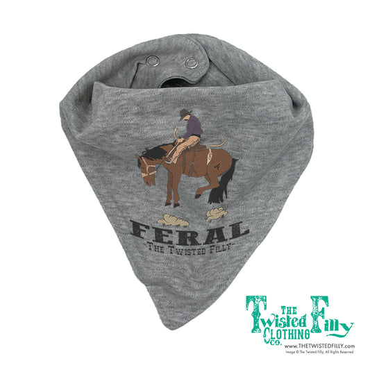 Feral Saddle Bronc Infant Bandana Bib - Assorted Colors