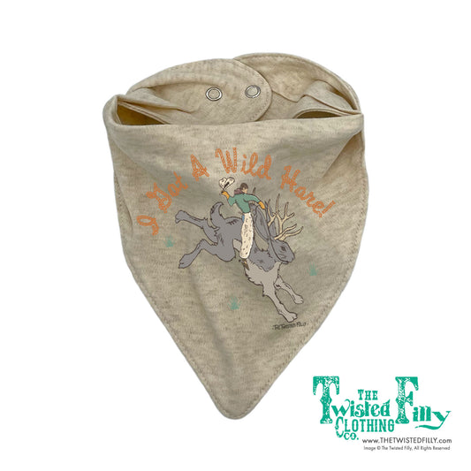 I Got A Wild Hare - Infant Bib - Oatmeal