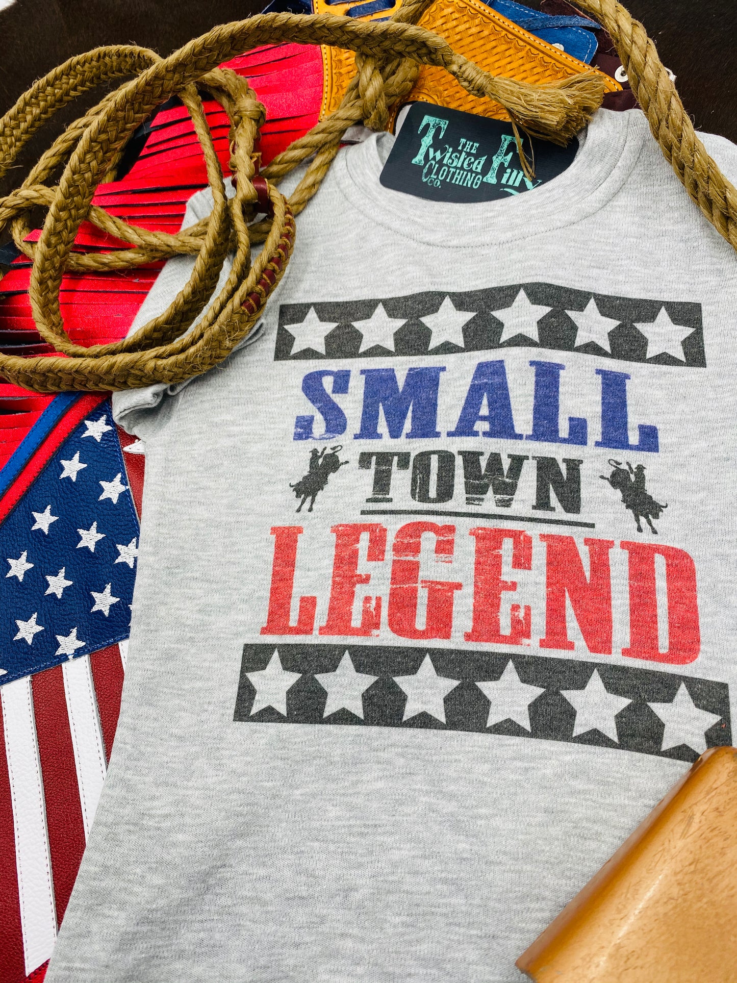 Small Town Legend - S/S Toddler Tee - Gray