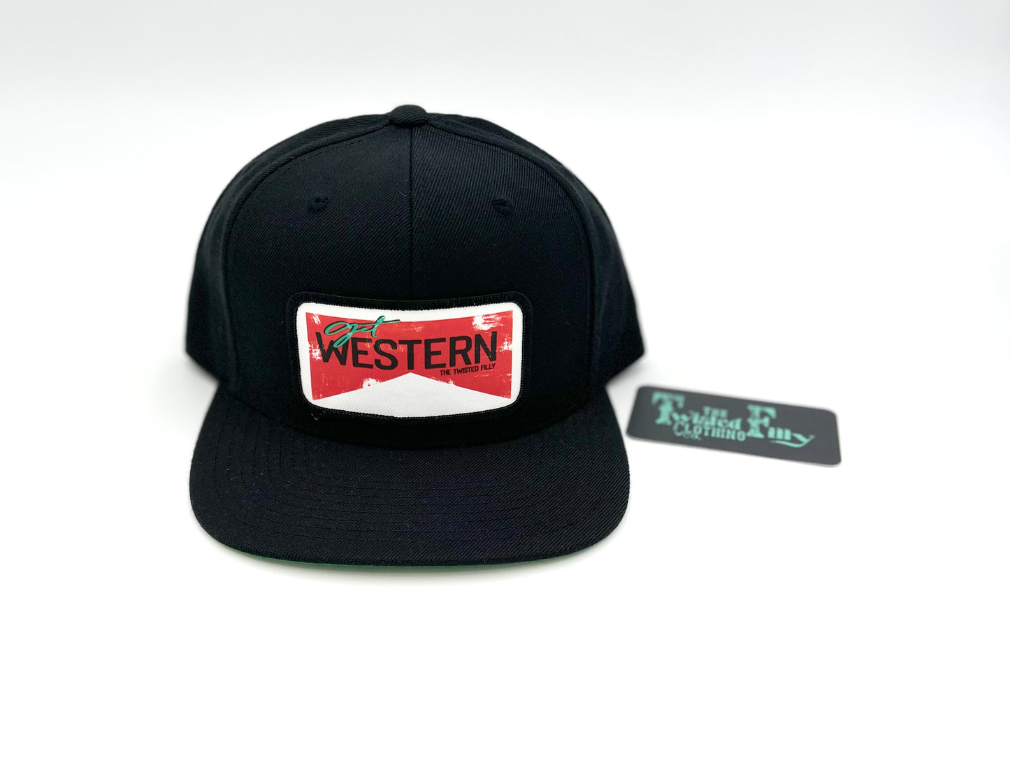 Get Western - Youth/Adult Snapback Hat - Black
