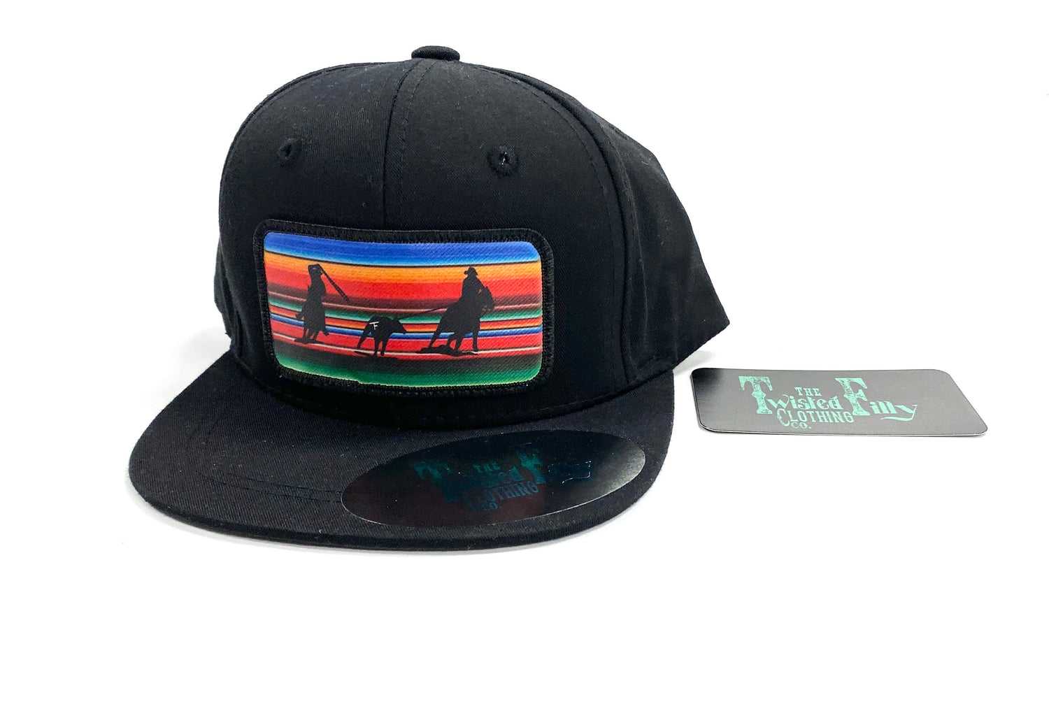Serape Team Roper - Infant / Toddler Snapback Hat - Black – The Twisted ...