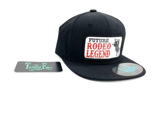 Future Rodeo Legend Bull Rider - Infant /  Toddler Snapback Hat - Black