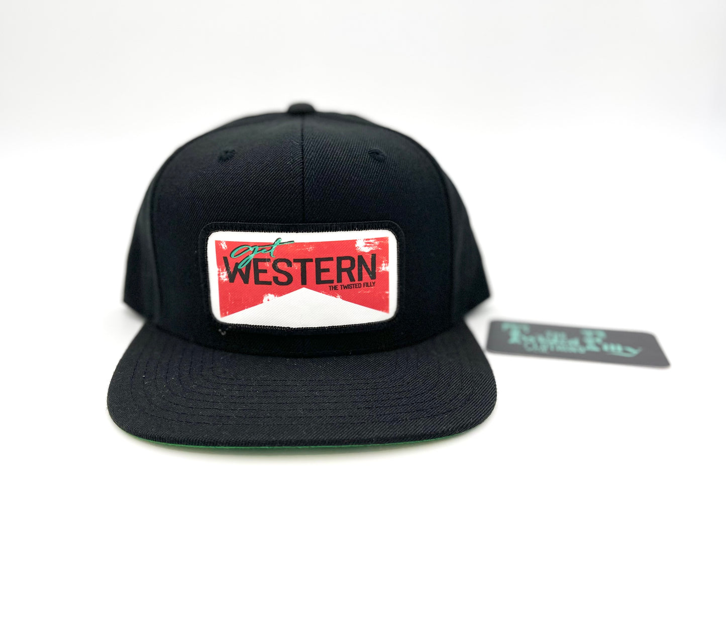 Get Western - Youth/Adult Snapback Hat - Black