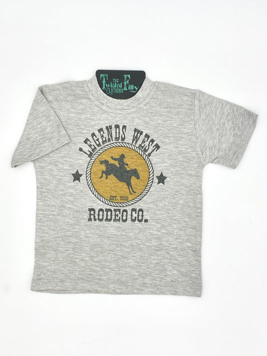 LW Bronc - S/S Toddler Tee - Grey