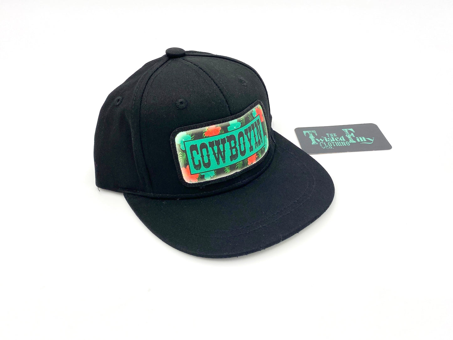 Cowboyin 5.0 - Youth/Adult Snapback Hat - Black