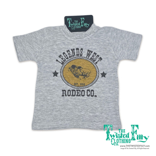 Legends West Rodeo Co. Mutton Bustin' - S/S Infant Tee - Gray