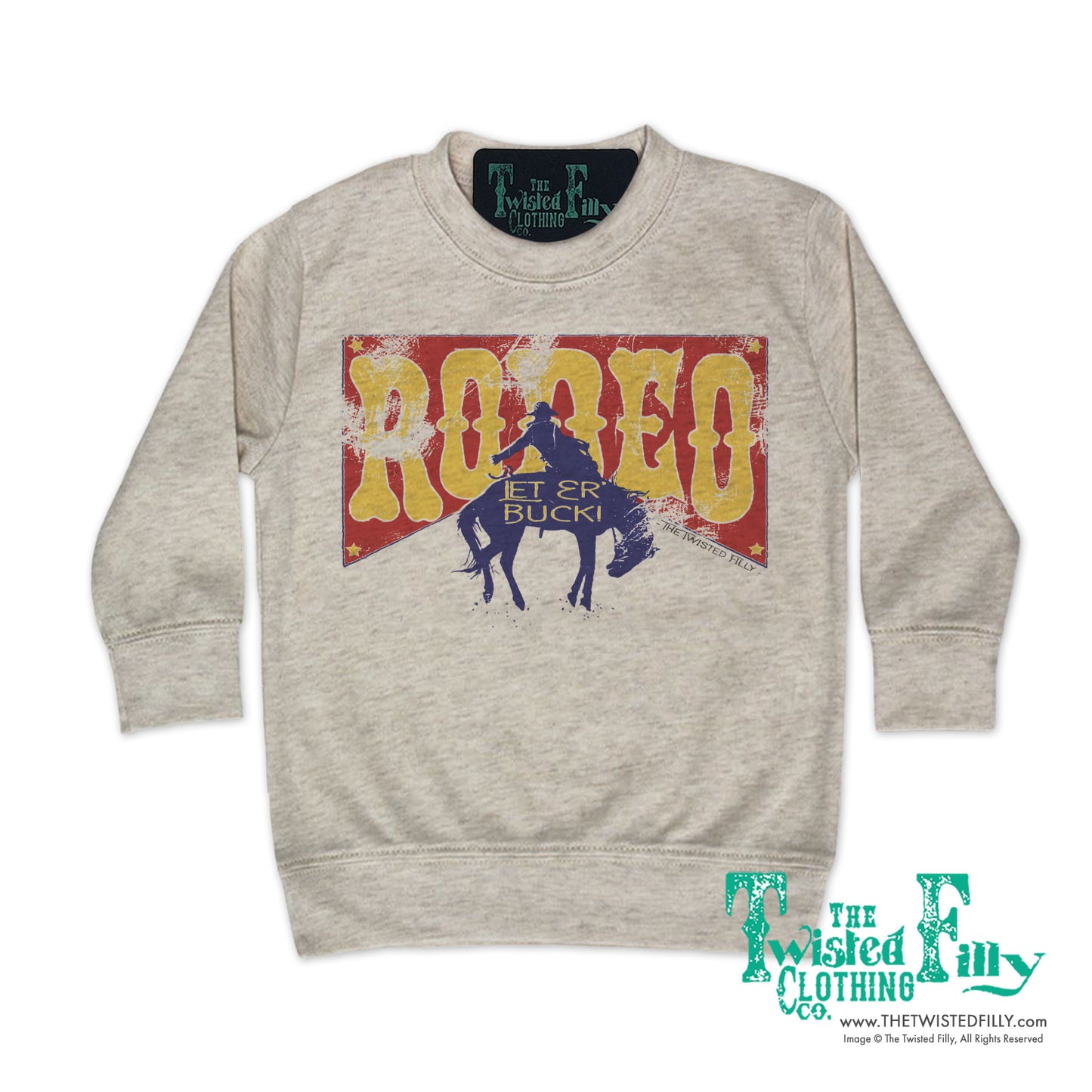 Rodeo - Toddler Pullover - Oatmeal