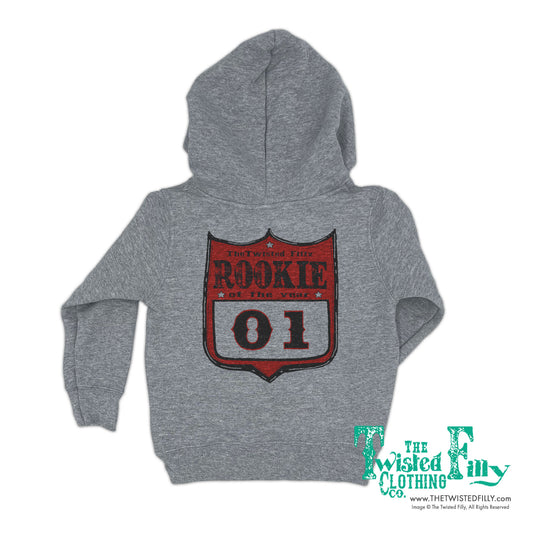 Rookie Of The Year Rodeo Back Number - Toddler Hoodie