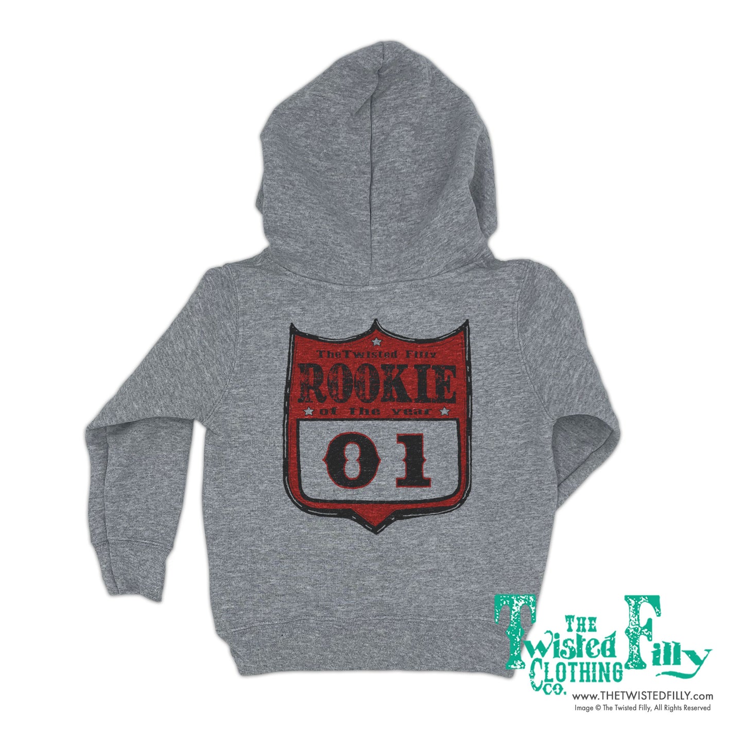 Rookie Of The Year Rodeo Back Number - Youth Hoodie