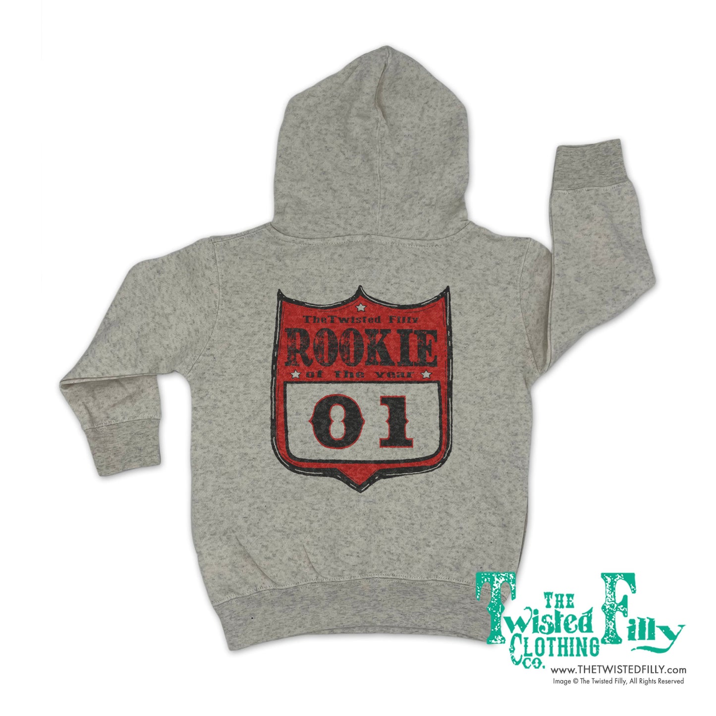 Rookie Of The Year Rodeo Back Number - Toddler Hoodie