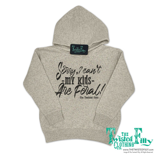 Sorry I Can't My Kids Are Feral - Adult Hoodie