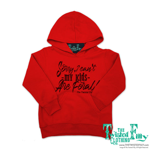 Sorry I Can't My Kids Are Feral - Adult Hoodie