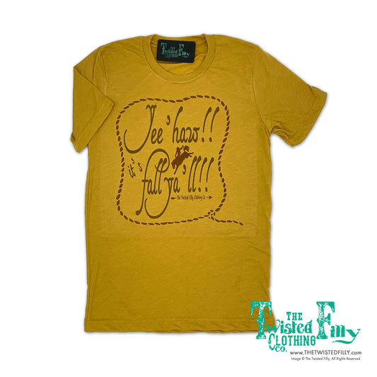 Yee'haw It's Fall Ya'll - S/S Adult Tee - Yellow